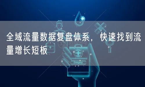 全域流量数据复盘体系，快速找到流量增长短板