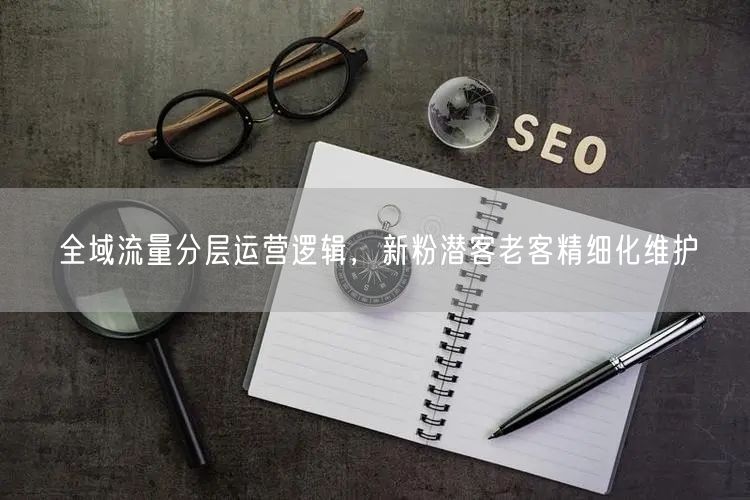 全域流量分层运营逻辑，新粉潜客老客精细化维护