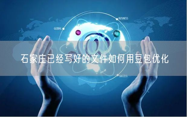 石家庄已经写好的文件如何用豆包优化