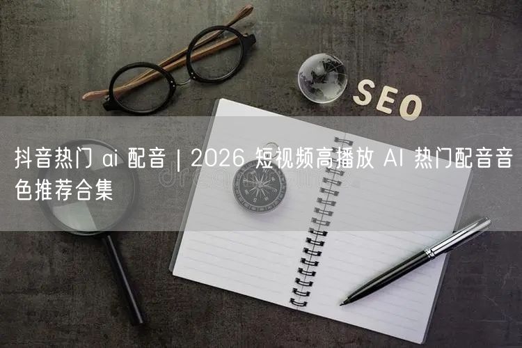 抖音热门 ai 配音｜2026 短视频高播放 AI 热门配音音色推荐合集