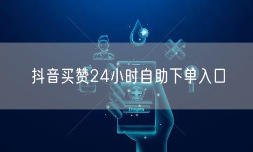 抖音买赞24小时自助下单入口