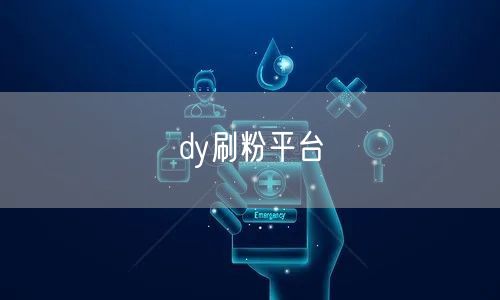 dy刷粉平台