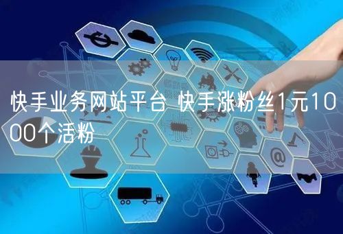 快手业务网站平台 快手涨粉丝1元1000个活粉